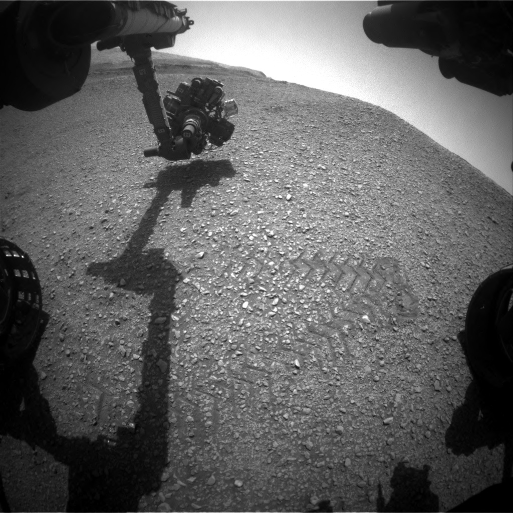 Nasa's Mars rover Curiosity acquired this image using its Front Hazard Avoidance Camera (Front Hazcam) on Sol 2931, at drive 424, site number 83