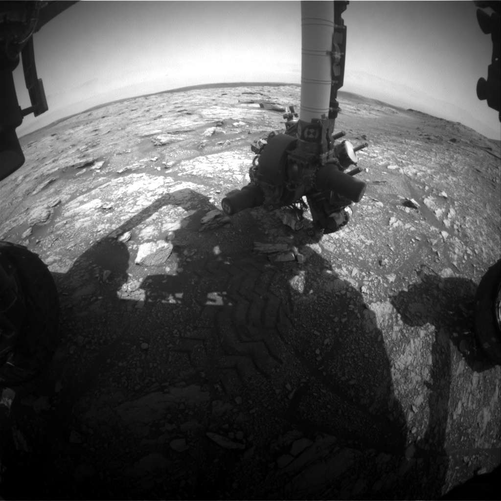 Nasa's Mars rover Curiosity acquired this image using its Front Hazard Avoidance Camera (Front Hazcam) on Sol 2938, at drive 1278, site number 83