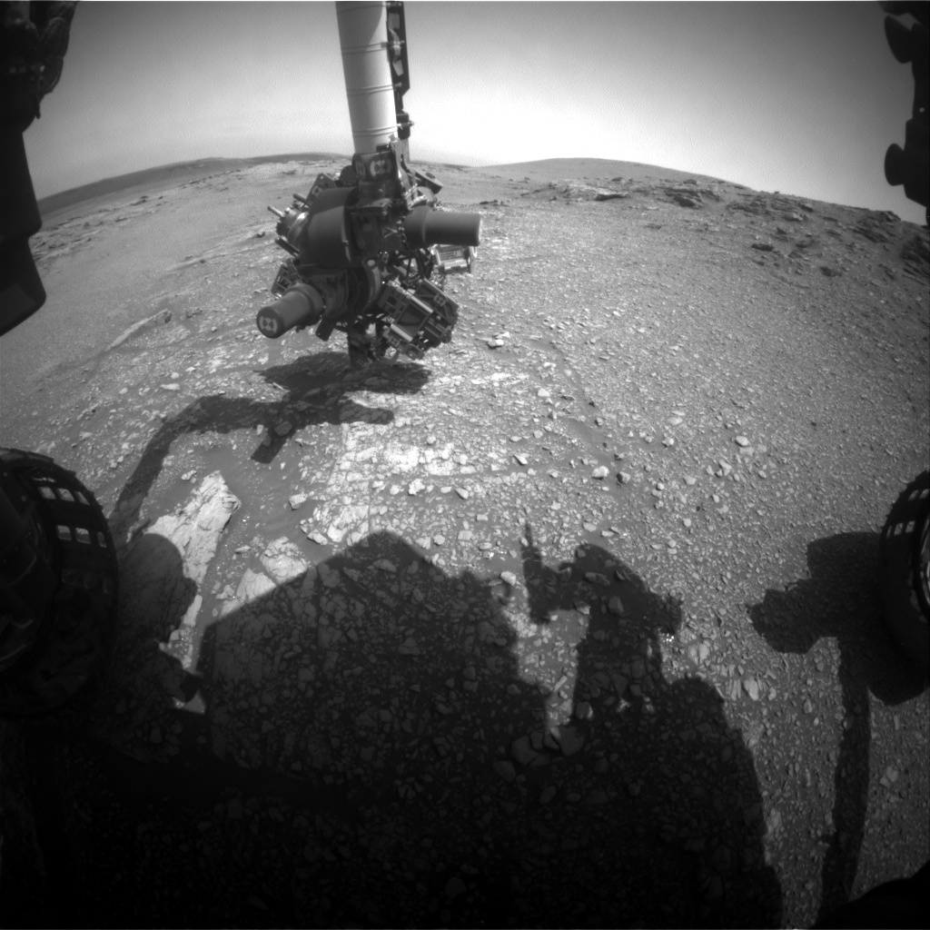 Nasa's Mars rover Curiosity acquired this image using its Front Hazard Avoidance Camera (Front Hazcam) on Sol 2940, at drive 1518, site number 83
