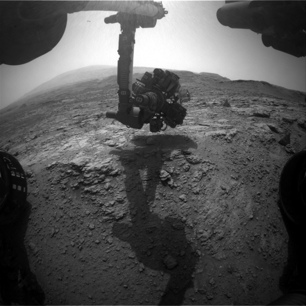 Nasa's Mars rover Curiosity acquired this image using its Front Hazard Avoidance Camera (Front Hazcam) on Sol 2951, at drive 2580, site number 83