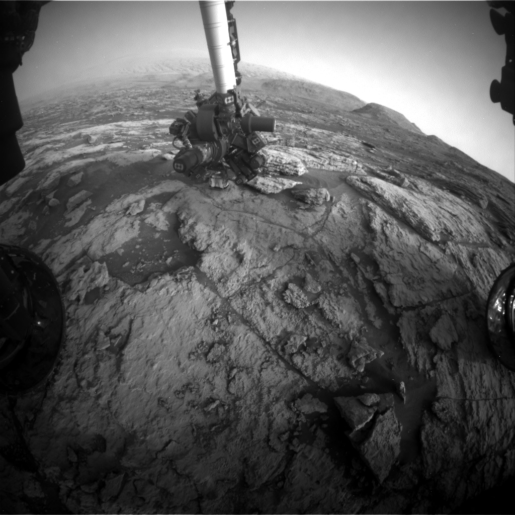Nasa's Mars rover Curiosity acquired this image using its Front Hazard Avoidance Camera (Front Hazcam) on Sol 2955, at drive 2796, site number 83