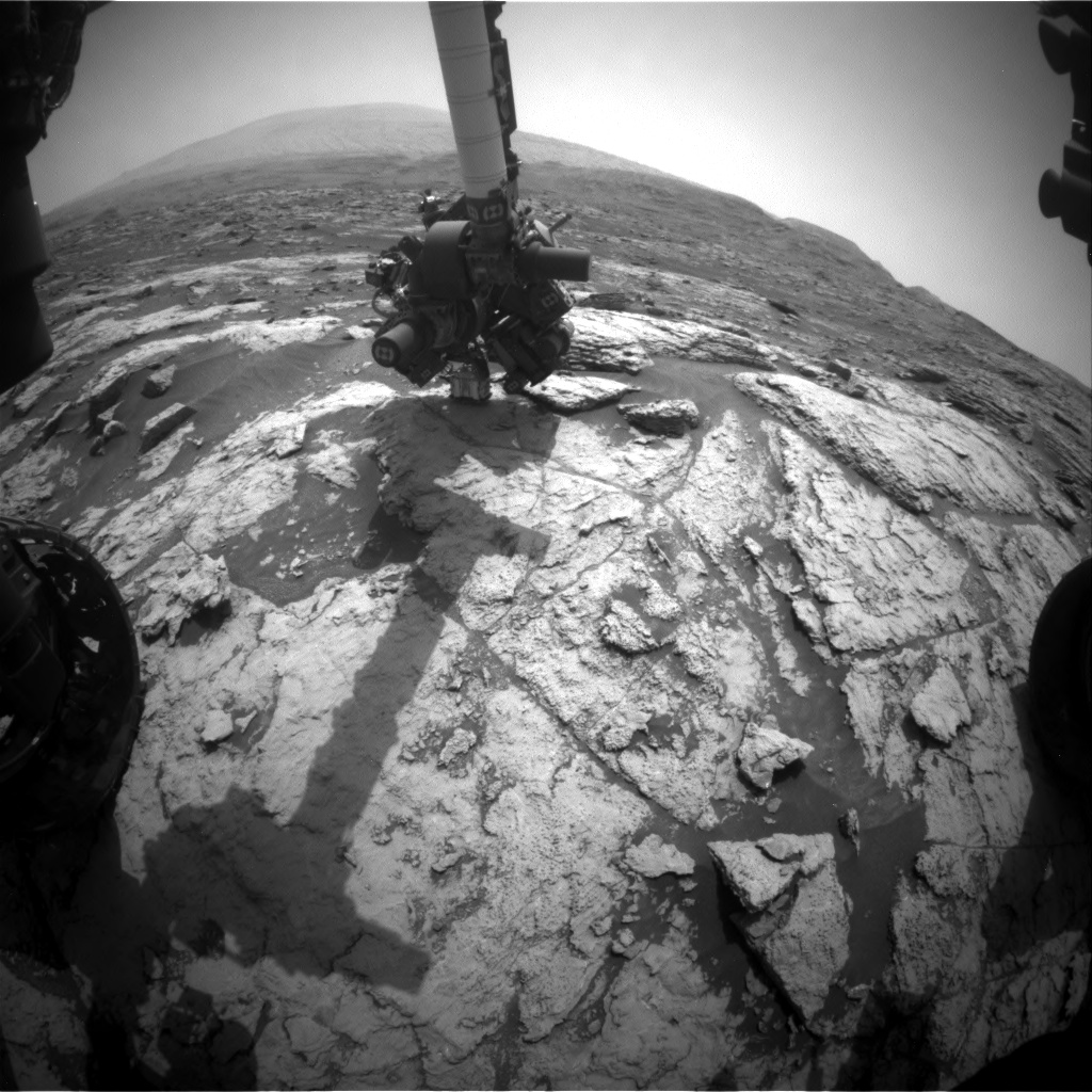 Nasa's Mars rover Curiosity acquired this image using its Front Hazard Avoidance Camera (Front Hazcam) on Sol 2956, at drive 2796, site number 83