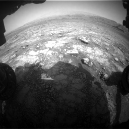 Nasa's Mars rover Curiosity acquired this image using its Front Hazard Avoidance Camera (Front Hazcam) on Sol 2958, at drive 438, site number 84