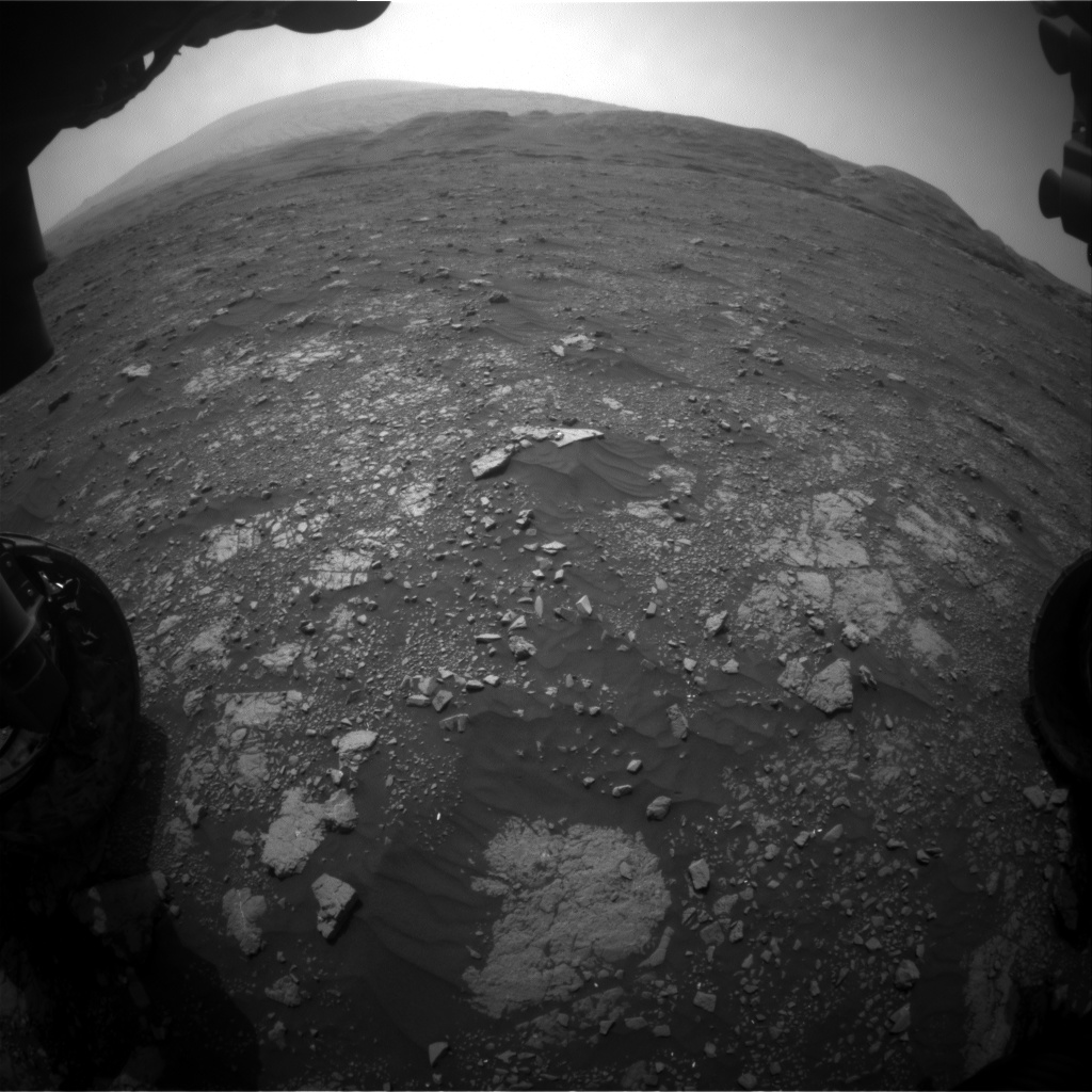 Nasa's Mars rover Curiosity acquired this image using its Front Hazard Avoidance Camera (Front Hazcam) on Sol 2968, at drive 1360, site number 84