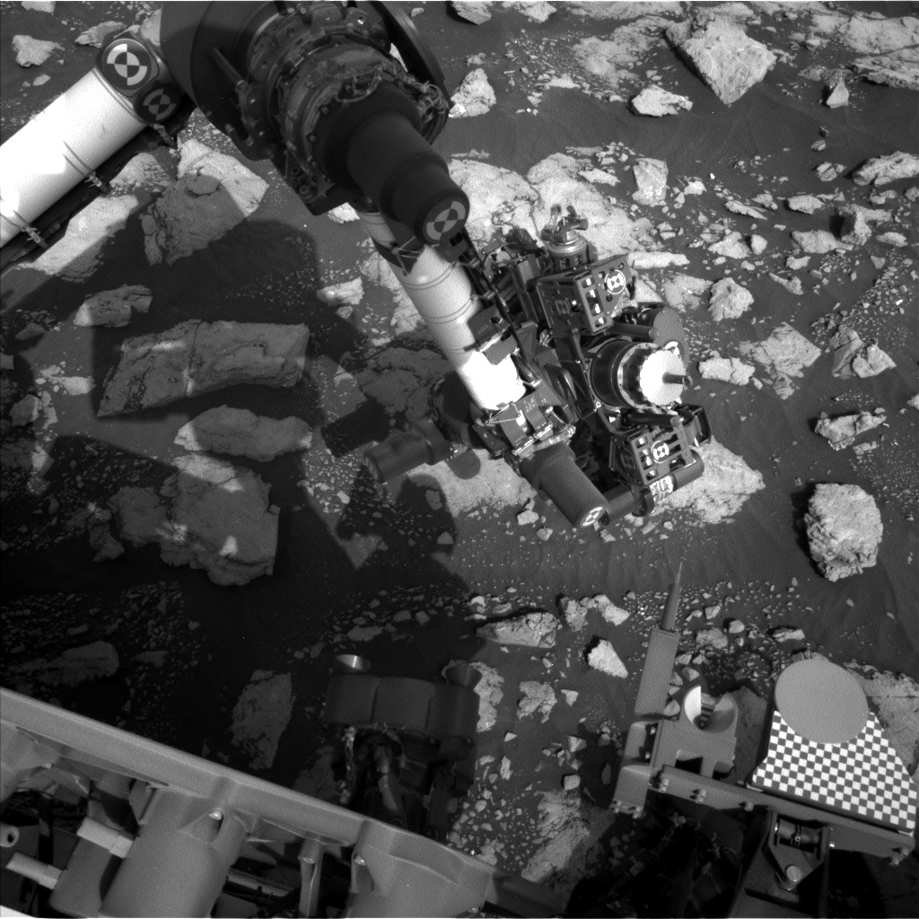 Nasa's Mars rover Curiosity acquired this image using its Left Navigation Camera on Sol 2976, at drive 1594, site number 84