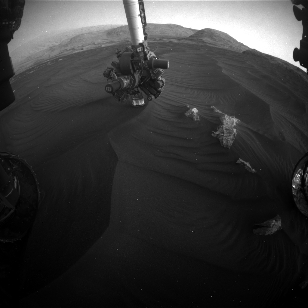Nasa's Mars rover Curiosity acquired this image using its Front Hazard Avoidance Camera (Front Hazcam) on Sol 2989, at drive 2044, site number 84