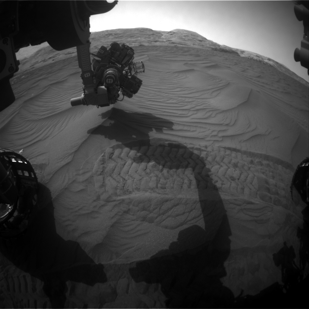 Nasa's Mars rover Curiosity acquired this image using its Front Hazard Avoidance Camera (Front Hazcam) on Sol 2992, at drive 2120, site number 84
