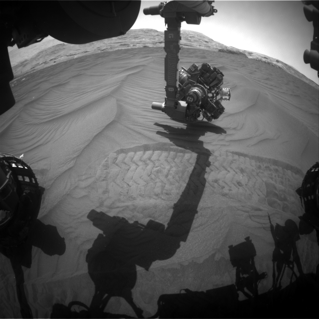 Nasa's Mars rover Curiosity acquired this image using its Front Hazard Avoidance Camera (Front Hazcam) on Sol 2993, at drive 2120, site number 84