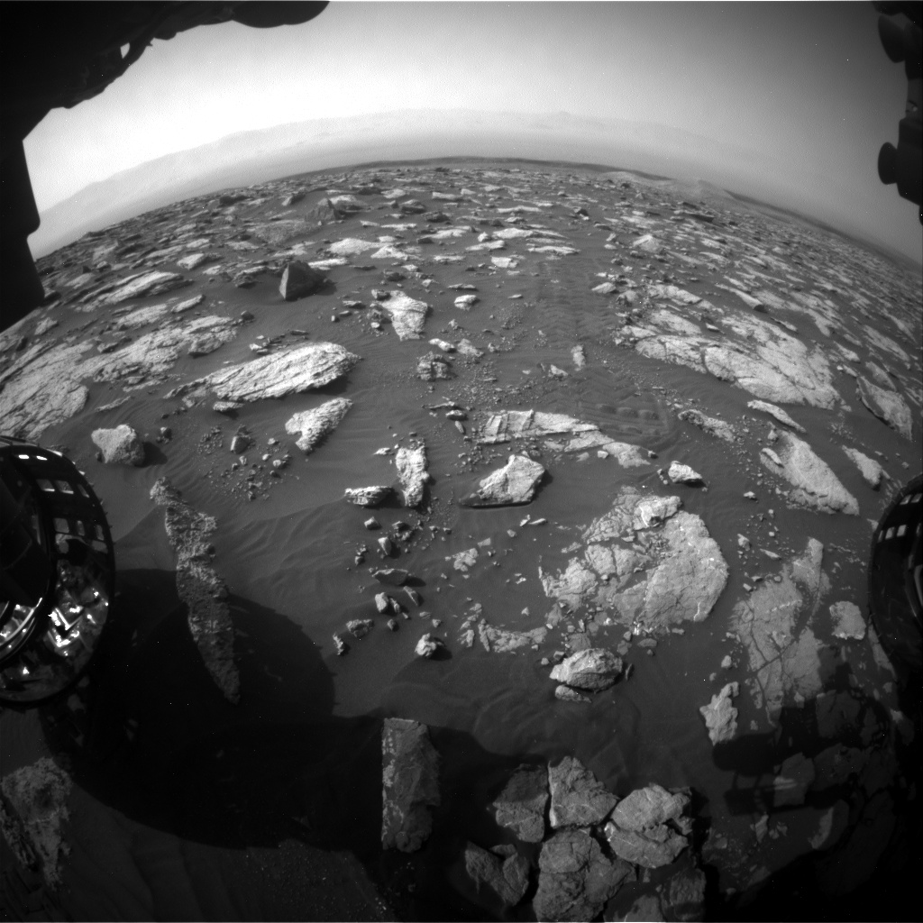 Nasa's Mars rover Curiosity acquired this image using its Front Hazard Avoidance Camera (Front Hazcam) on Sol 2995, at drive 2352, site number 84