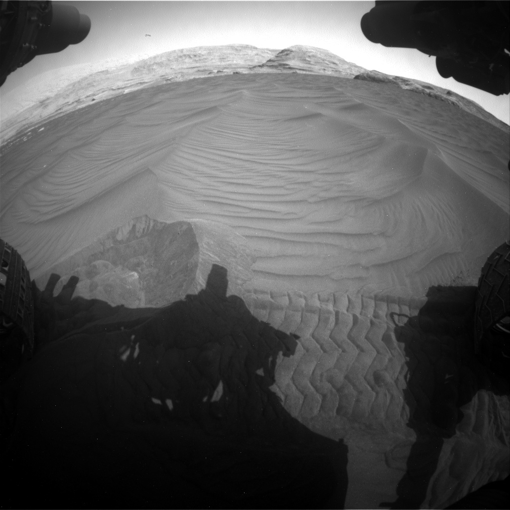Nasa's Mars rover Curiosity acquired this image using its Front Hazard Avoidance Camera (Front Hazcam) on Sol 2995, at drive 2148, site number 84
