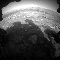 Nasa's Mars rover Curiosity acquired this image using its Front Hazard Avoidance Camera (Front Hazcam) on Sol 3005, at drive 522, site number 85