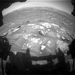 Nasa's Mars rover Curiosity acquired this image using its Front Hazard Avoidance Camera (Front Hazcam) on Sol 3008, at drive 832, site number 85