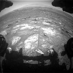 Nasa's Mars rover Curiosity acquired this image using its Front Hazard Avoidance Camera (Front Hazcam) on Sol 3008, at drive 820, site number 85