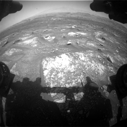Nasa's Mars rover Curiosity acquired this image using its Front Hazard Avoidance Camera (Front Hazcam) on Sol 3008, at drive 916, site number 85
