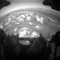 Nasa's Mars rover Curiosity acquired this image using its Front Hazard Avoidance Camera (Front Hazcam) on Sol 3008, at drive 1006, site number 85