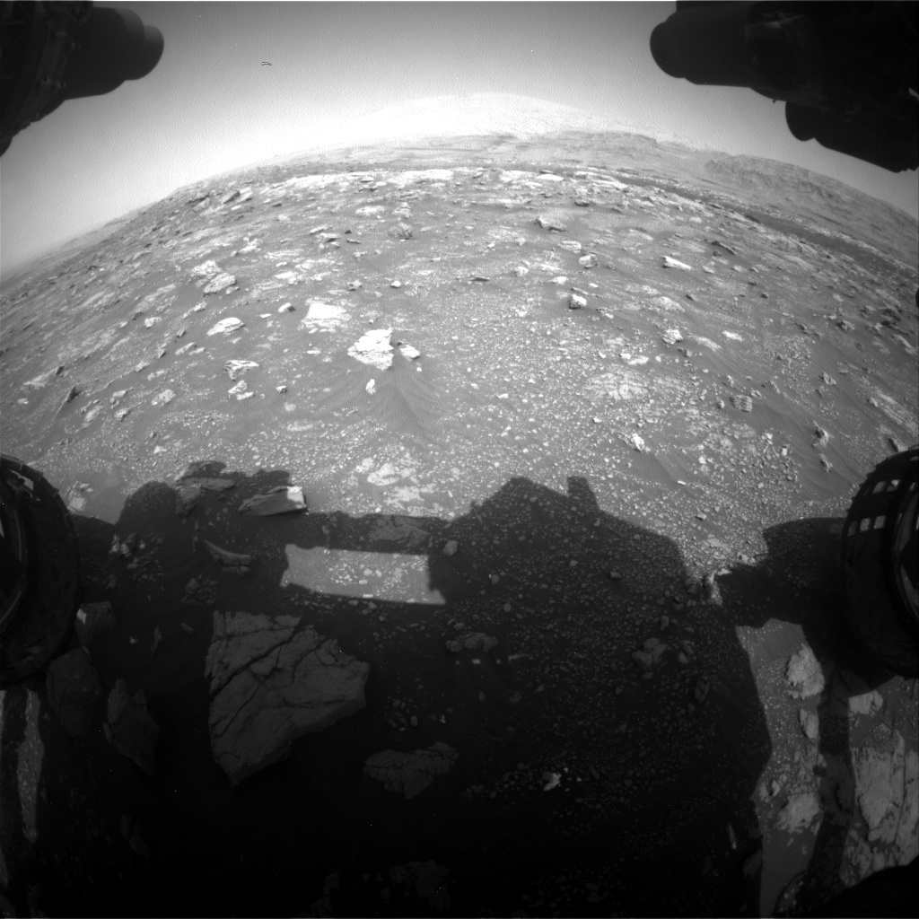 Nasa's Mars rover Curiosity acquired this image using its Front Hazard Avoidance Camera (Front Hazcam) on Sol 3008, at drive 1072, site number 85