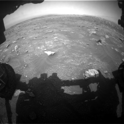 Nasa's Mars rover Curiosity acquired this image using its Front Hazard Avoidance Camera (Front Hazcam) on Sol 3011, at drive 1186, site number 85
