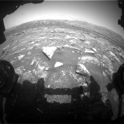 Nasa's Mars rover Curiosity acquired this image using its Front Hazard Avoidance Camera (Front Hazcam) on Sol 3011, at drive 1240, site number 85