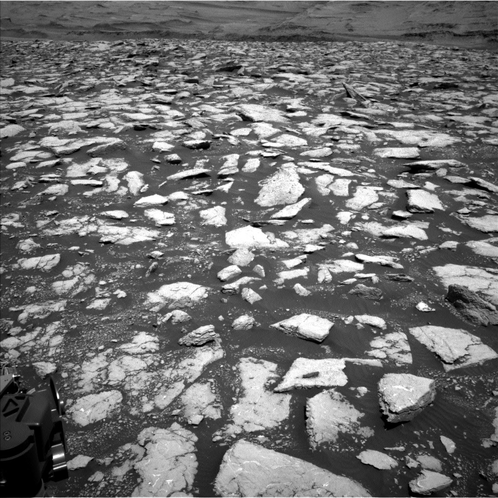 Nasa's Mars rover Curiosity acquired this image using its Left Navigation Camera on Sol 3013, at drive 1808, site number 85