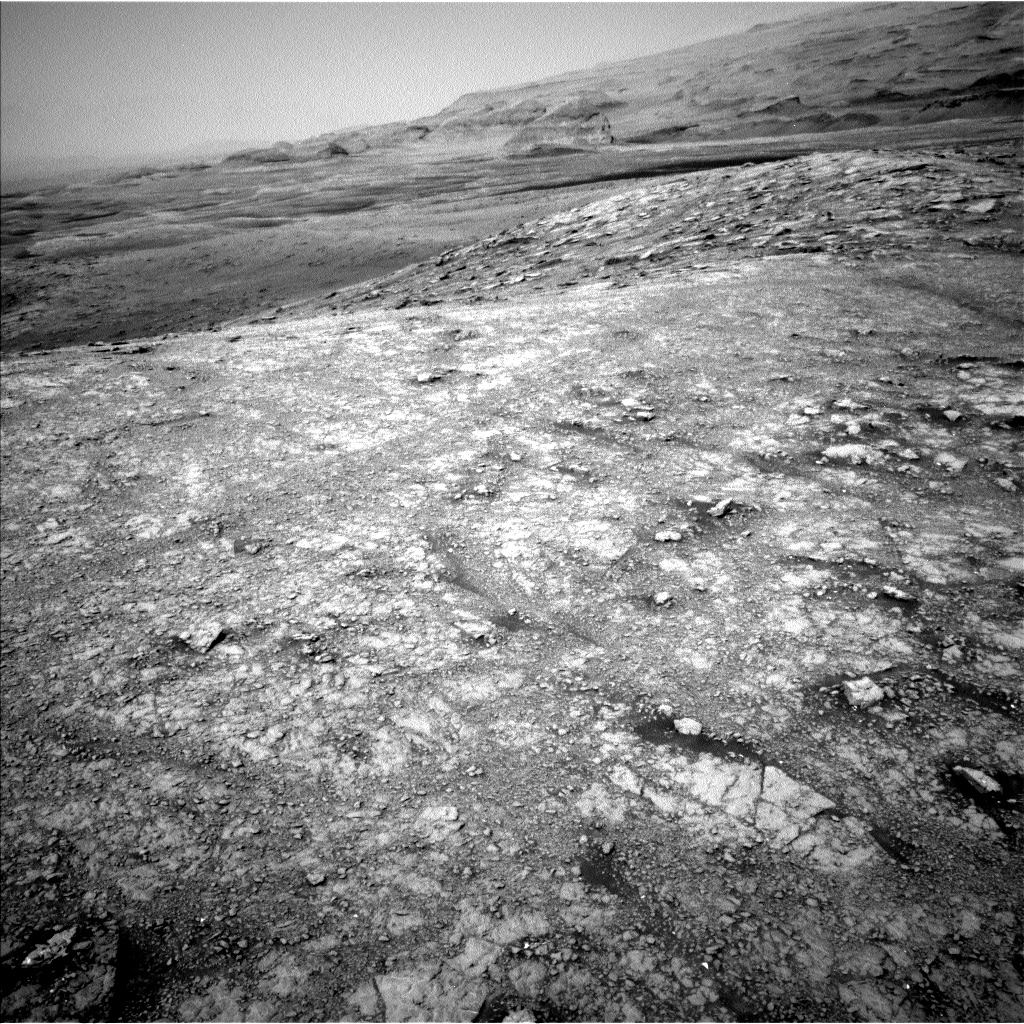 Nasa's Mars rover Curiosity acquired this image using its Left Navigation Camera on Sol 3015, at drive 2168, site number 85
