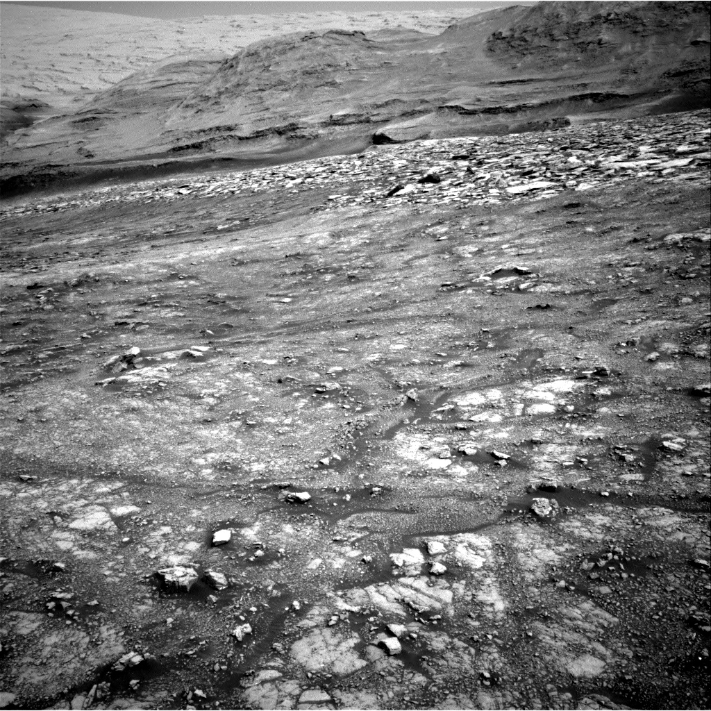 Nasa's Mars rover Curiosity acquired this image using its Right Navigation Camera on Sol 3015, at drive 2168, site number 85