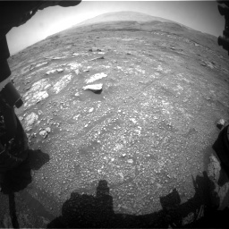 Nasa's Mars rover Curiosity acquired this image using its Front Hazard Avoidance Camera (Front Hazcam) on Sol 3018, at drive 2288, site number 85