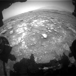 Nasa's Mars rover Curiosity acquired this image using its Front Hazard Avoidance Camera (Front Hazcam) on Sol 3018, at drive 2366, site number 85