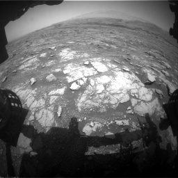 Nasa's Mars rover Curiosity acquired this image using its Front Hazard Avoidance Camera (Front Hazcam) on Sol 3018, at drive 2390, site number 85