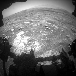 Nasa's Mars rover Curiosity acquired this image using its Front Hazard Avoidance Camera (Front Hazcam) on Sol 3018, at drive 2396, site number 85