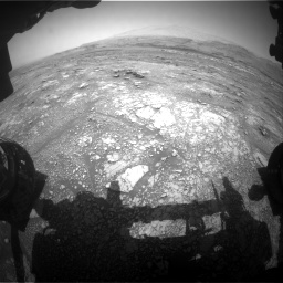 Nasa's Mars rover Curiosity acquired this image using its Front Hazard Avoidance Camera (Front Hazcam) on Sol 3018, at drive 2444, site number 85