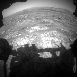 Nasa's Mars rover Curiosity acquired this image using its Front Hazard Avoidance Camera (Front Hazcam) on Sol 3018, at drive 2474, site number 85