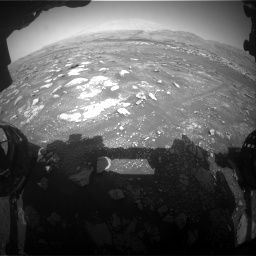 Nasa's Mars rover Curiosity acquired this image using its Front Hazard Avoidance Camera (Front Hazcam) on Sol 3018, at drive 2564, site number 85