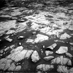 Nasa's Mars rover Curiosity acquired this image using its Left Navigation Camera on Sol 3038, at drive 1924, site number 86