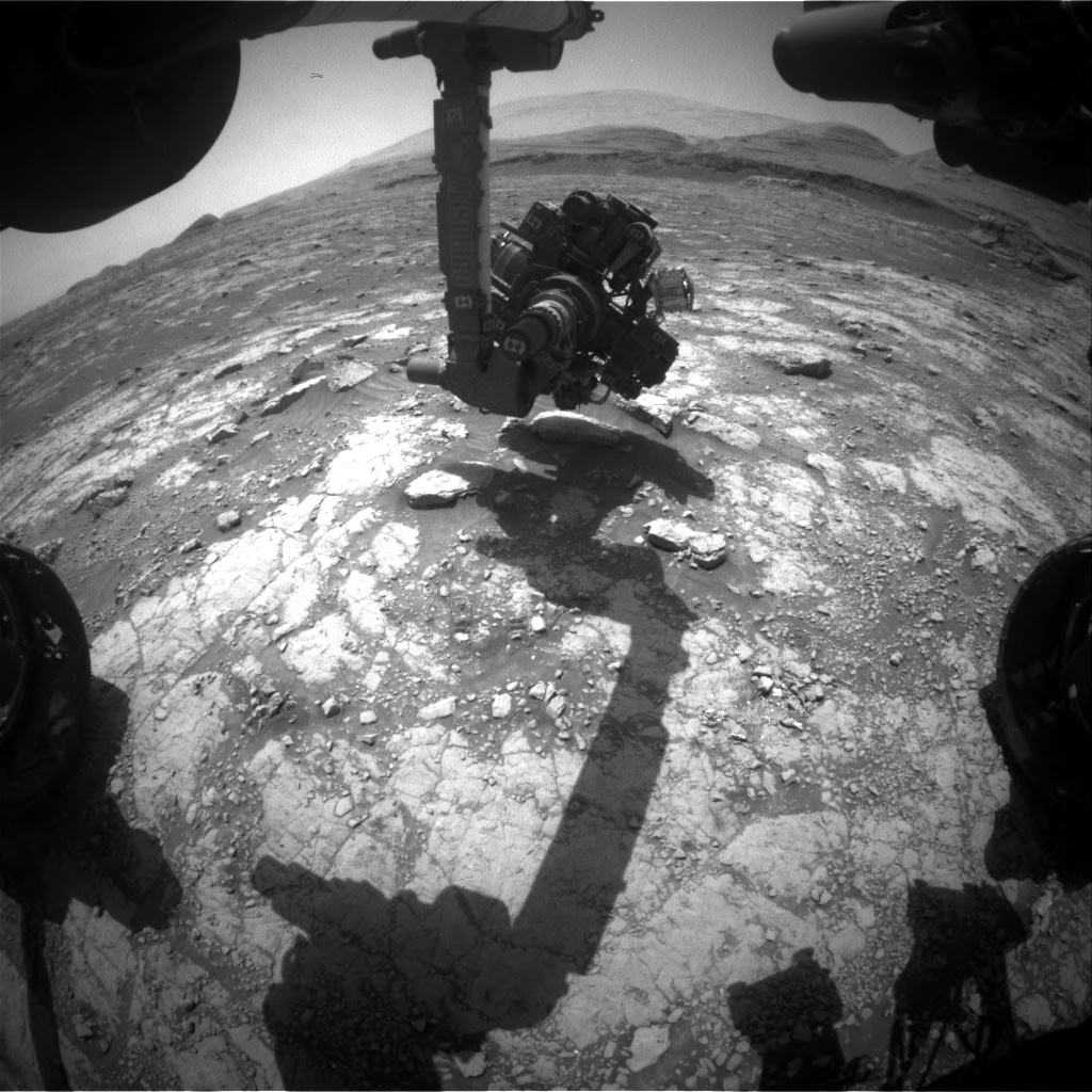 Nasa's Mars rover Curiosity acquired this image using its Front Hazard Avoidance Camera (Front Hazcam) on Sol 3047, at drive 0, site number 87
