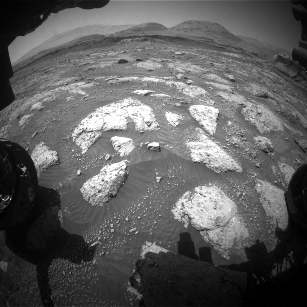 Nasa's Mars rover Curiosity acquired this image using its Front Hazard Avoidance Camera (Front Hazcam) on Sol 3048, at drive 420, site number 87