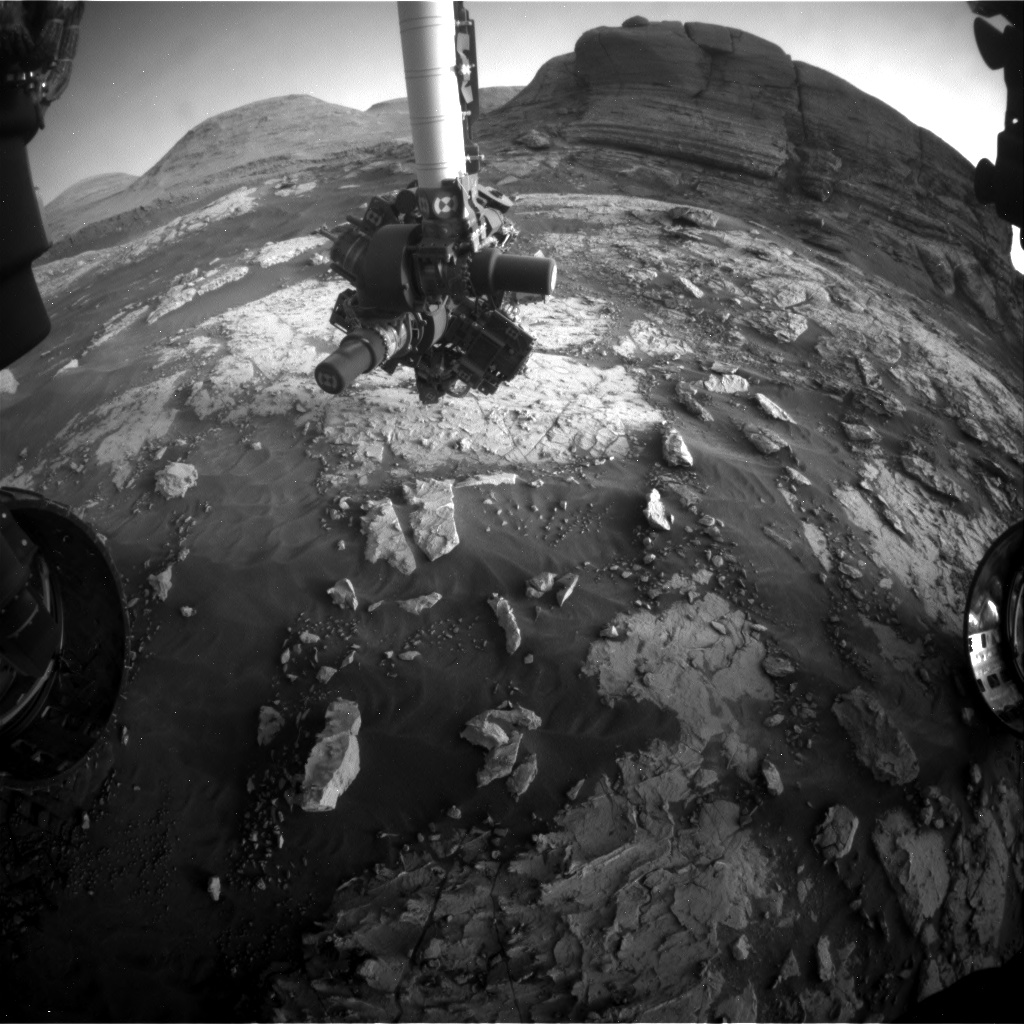 Nasa's Mars rover Curiosity acquired this image using its Front Hazard Avoidance Camera (Front Hazcam) on Sol 3051, at drive 696, site number 87