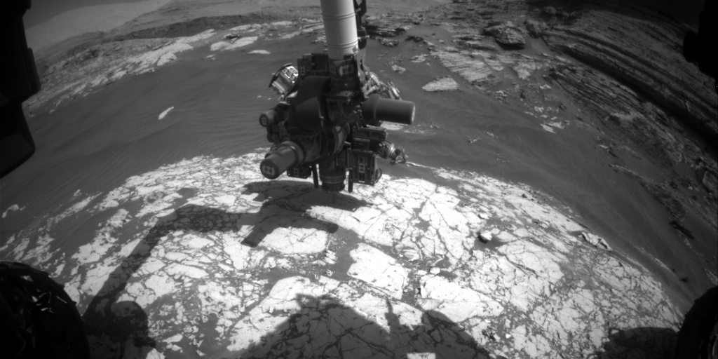Nasa's Mars rover Curiosity acquired this image using its Front Hazard Avoidance Camera (Front Hazcam) on Sol 3056, at drive 792, site number 87