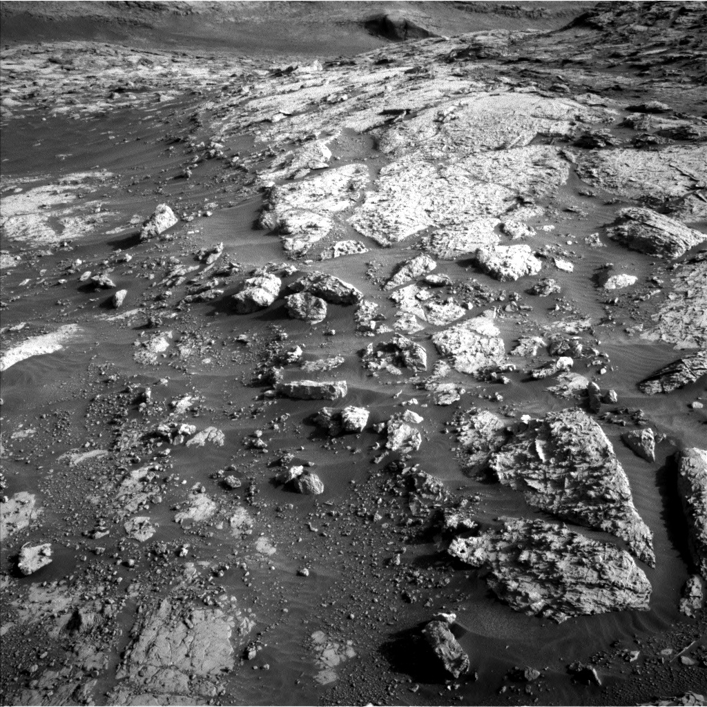 Nasa's Mars rover Curiosity acquired this image using its Left Navigation Camera on Sol 3074, at drive 1078, site number 87