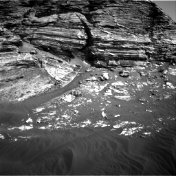Nasa's Mars rover Curiosity acquired this image using its Right Navigation Camera on Sol 3079, at drive 1474, site number 87
