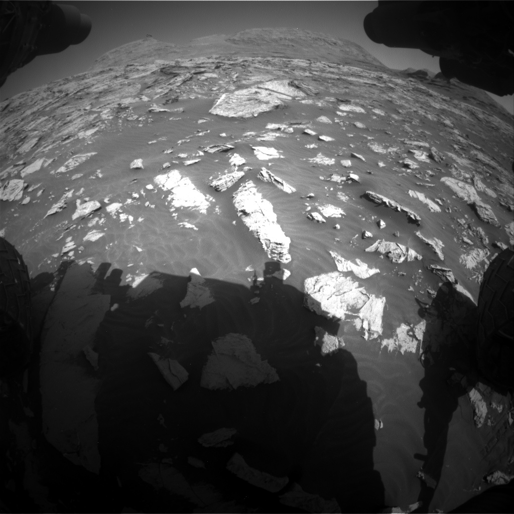 Nasa's Mars rover Curiosity acquired this image using its Front Hazard Avoidance Camera (Front Hazcam) on Sol 3081, at drive 1916, site number 87
