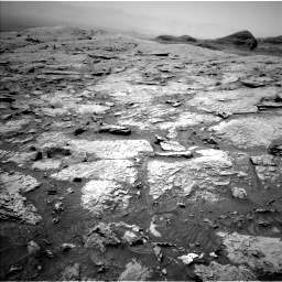 Nasa's Mars rover Curiosity acquired this image using its Left Navigation Camera on Sol 3086, at drive 2418, site number 87