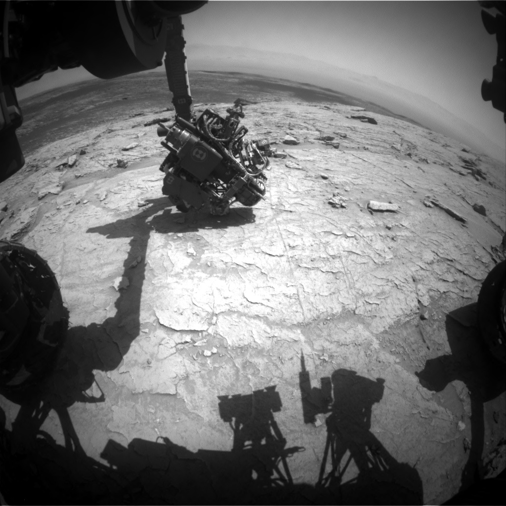Nasa's Mars rover Curiosity acquired this image using its Front Hazard Avoidance Camera (Front Hazcam) on Sol 3091, at drive 2578, site number 87