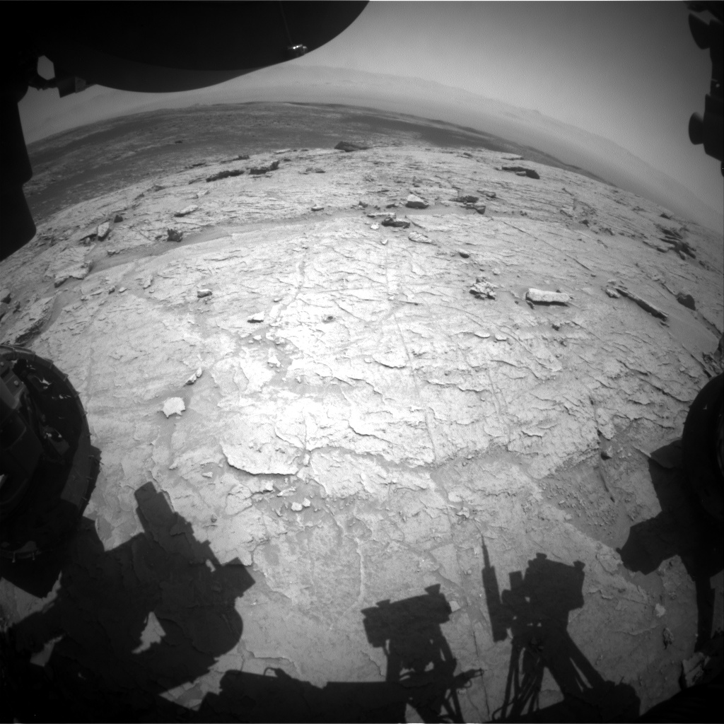 Nasa's Mars rover Curiosity acquired this image using its Front Hazard Avoidance Camera (Front Hazcam) on Sol 3097, at drive 2578, site number 87