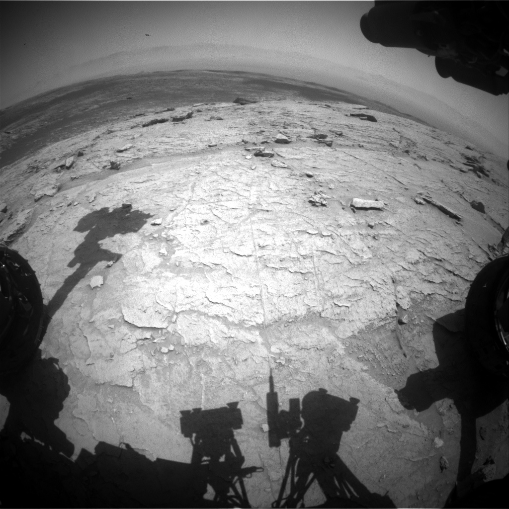 Nasa's Mars rover Curiosity acquired this image using its Front Hazard Avoidance Camera (Front Hazcam) on Sol 3100, at drive 2578, site number 87