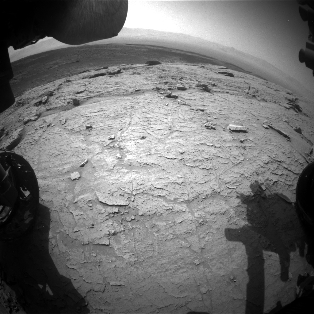Nasa's Mars rover Curiosity acquired this image using its Front Hazard Avoidance Camera (Front Hazcam) on Sol 3105, at drive 2578, site number 87