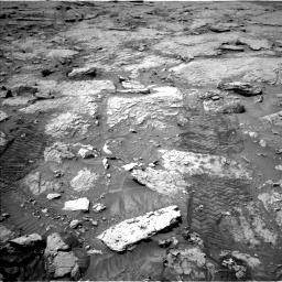 Nasa's Mars rover Curiosity acquired this image using its Left Navigation Camera on Sol 3109, at drive 2704, site number 87