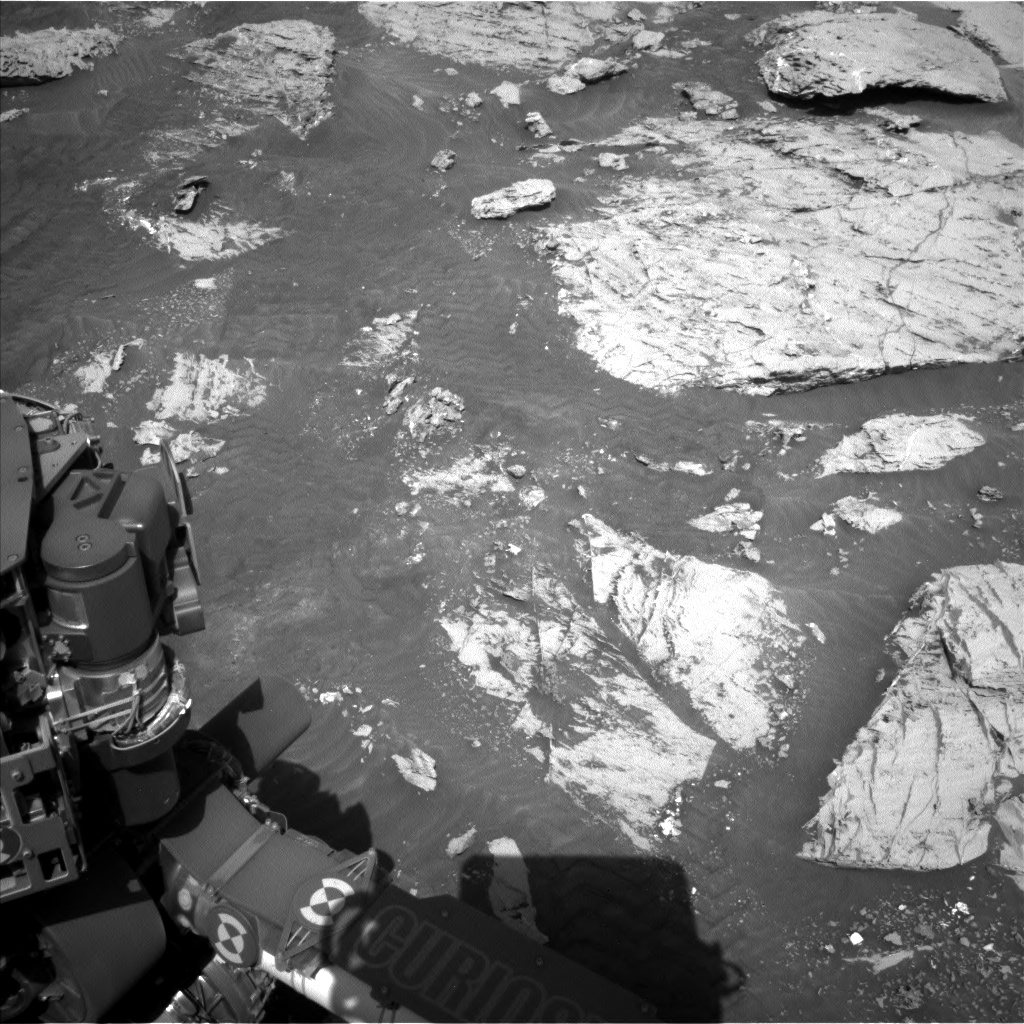 Nasa's Mars rover Curiosity acquired this image using its Left Navigation Camera on Sol 3113, at drive 2956, site number 87