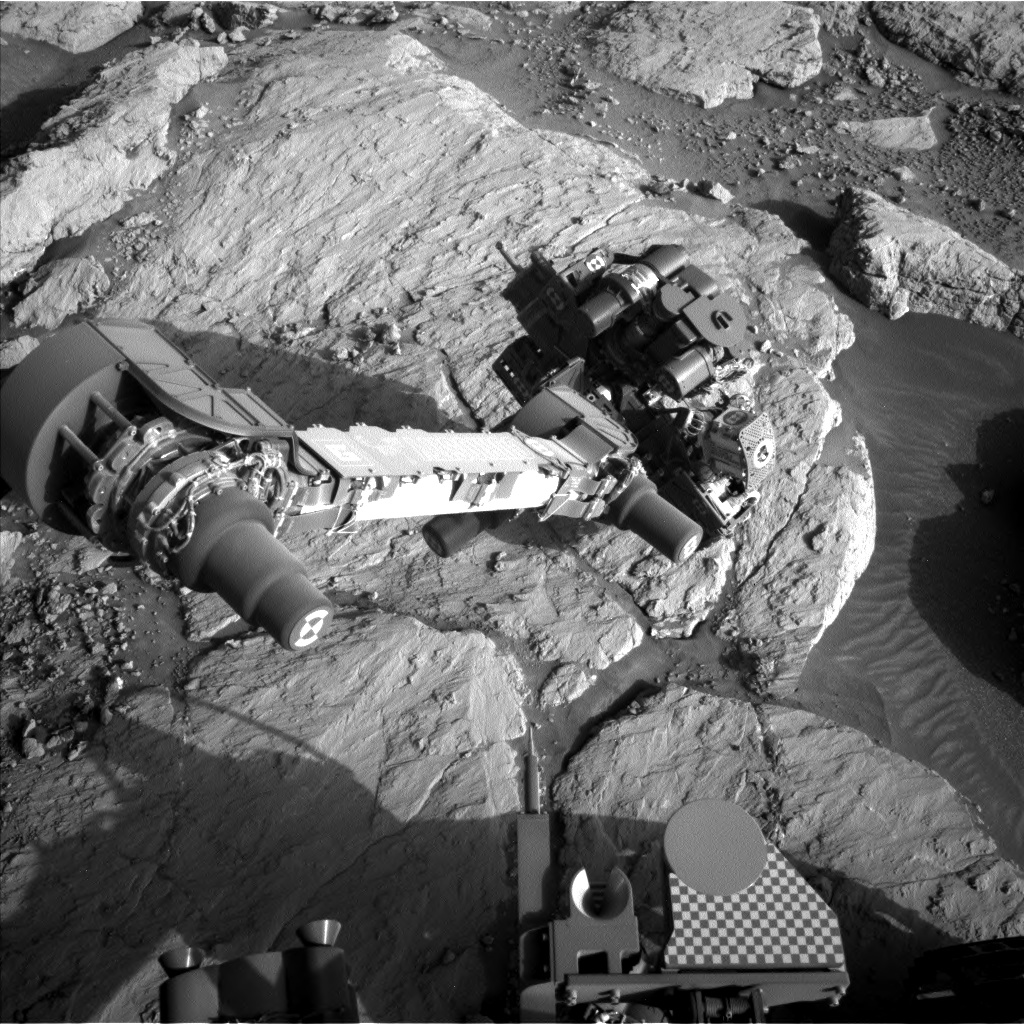 Nasa's Mars rover Curiosity acquired this image using its Left Navigation Camera on Sol 3119, at drive 156, site number 88