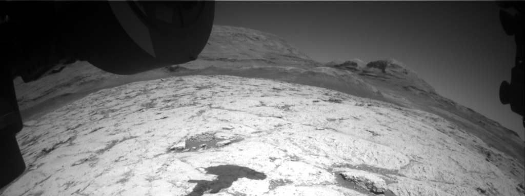 Nasa's Mars rover Curiosity acquired this image using its Front Hazard Avoidance Camera (Front Hazcam) on Sol 3131, at drive 366, site number 88