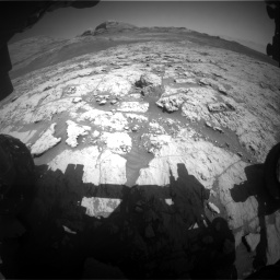 Nasa's Mars rover Curiosity acquired this image using its Front Hazard Avoidance Camera (Front Hazcam) on Sol 3136, at drive 654, site number 88